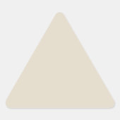 Bone White Triangle Sticker (Voorkant)