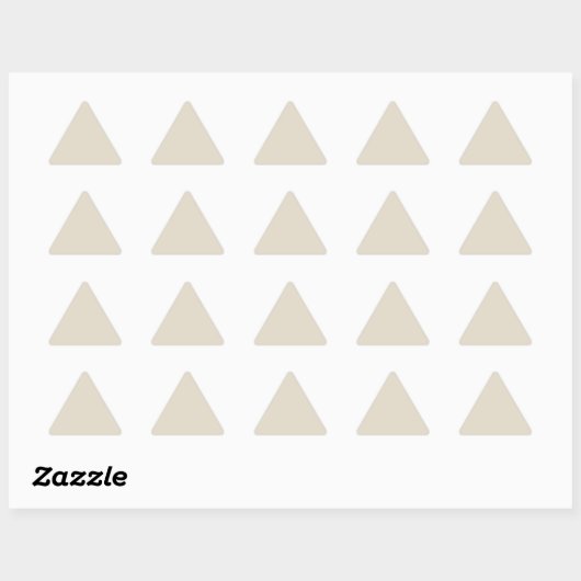 Bone White Triangle Sticker (Vel)