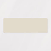 Bone White Waterproof Labels (Design 1)