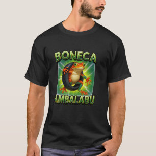 Boneca Ambalabu Gekke Frog Meme Design Italian Bra T-shirt
