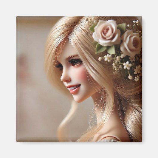 "Bonecas Encantadas: Guardiãs de Sonhos e Memórias Magneet (Voorkant)