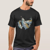 Bonefish Hunting A Salt Water Fly Fishing Design T-shirt (Voorkant)
