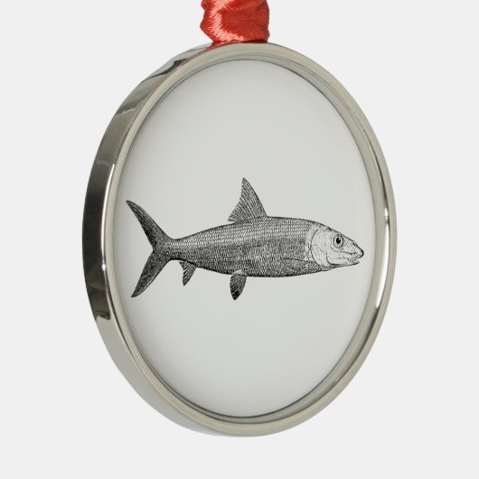 Bonefish Logo Metalen Ornament (Rechts)