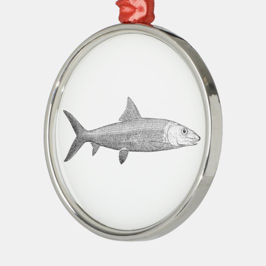 Bonefish Logo Metalen Ornament (Links)