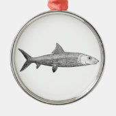 Bonefish Logo Metalen Ornament (Voorkant)