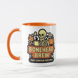 Bonehead Brew – Kan Gevoelens Bevatten – Grappig  Mok