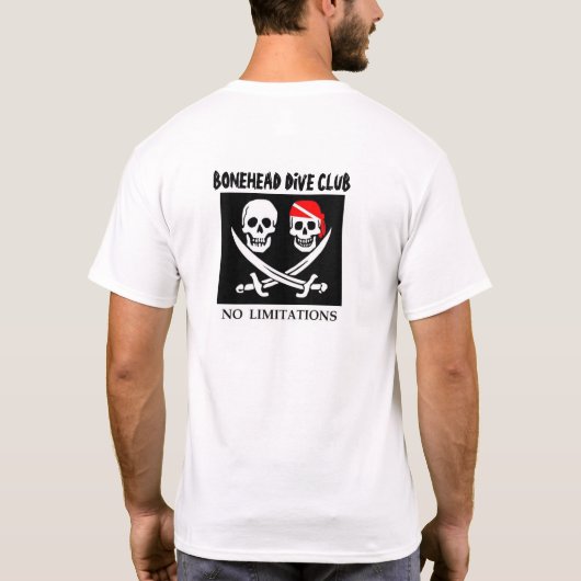 Bonehead Dive Club T-shirt (Achterkant)