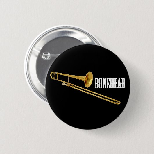 Bonehead Ronde Button 5,7 Cm (Voorkant /achterkant)