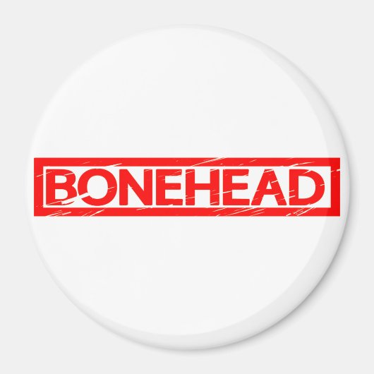 Bonehead Stamp Magneet (Voorkant)