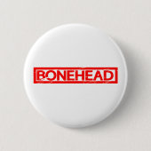 Bonehead Stamp Ronde Button 5,7 Cm (Voorkant)