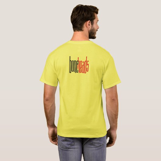 boneHeads™ logo 529-2 T-shirt (Achterkant volledig)