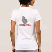 boneHeads™ logo BAUHS-3 T-shirt (Achterkant)