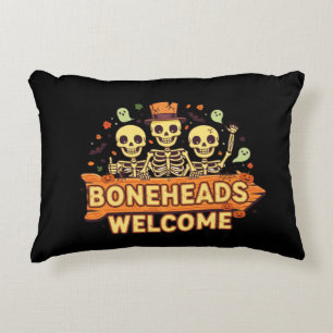 Boneheads welkom accent kussen