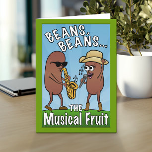 Bonen, bonen, de muzikale vrucht kaart
