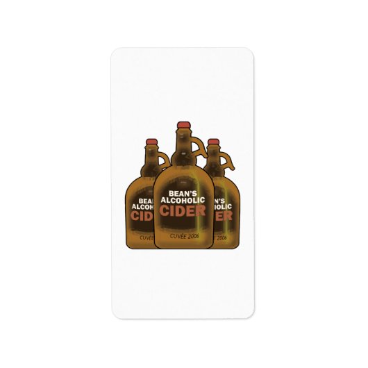 Bonen Cider Etiket (Voorkant)