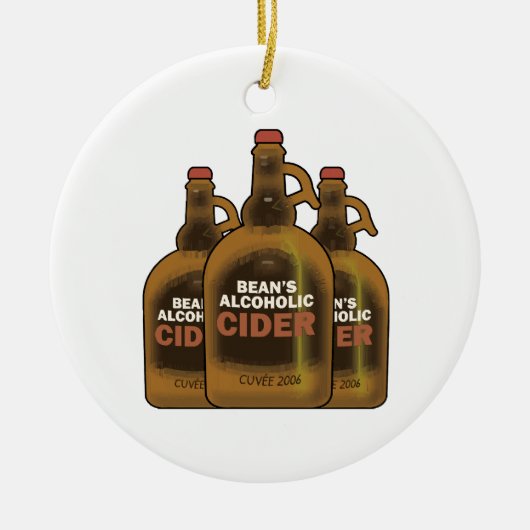 Bonen Cider Keramisch Ornament (Voorkant)