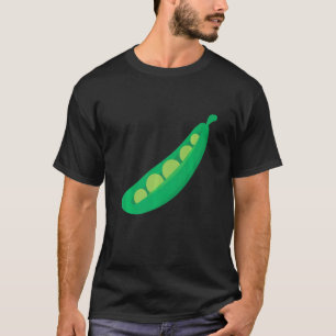 Bonen, erwten, groenten, gezond voedsel en gezond t-shirt