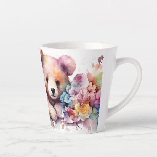 Bonen, gekleurd, met water gekruid, gebleekt latte mok (Rechts)