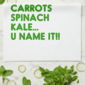 Bonen Groenen Aardappelen U noemt het de Thanksgiv Theedoek (Gevouwen)