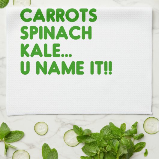 Bonen Groenen Aardappelen U noemt het de Thanksgiv Theedoek (Gevouwen)