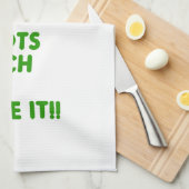 Bonen Groenen Aardappelen U noemt het de Thanksgiv Theedoek (Quarter Fold)