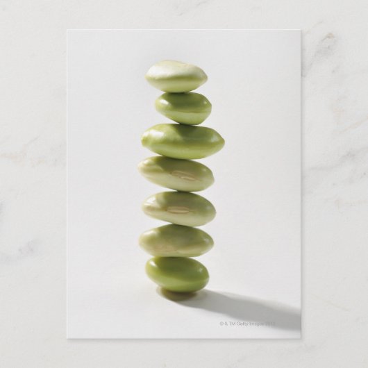 Bonen, levensmiddelen briefkaart (Voorkant)