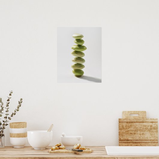 Bonen, levensmiddelen poster (Keuken)