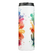 Bonen of geen Bonen Chili Cooking Cowboy 1 Thermosbeker (Achterkant)