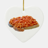 Bonen op keramische keramische keramiekversieringe keramisch ornament (Achterkant)