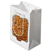 Bonen op Toast Medium Cadeauzakje (Voorkant Gekanteld)