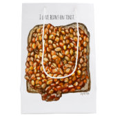 Bonen op Toast Medium Cadeauzakje (Achterkant)