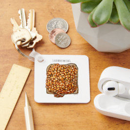 Bonen op Toast Sleutelhanger