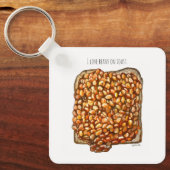 Bonen op Toast Sleutelhanger (Voorkant)