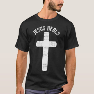 Bonen rijst en Jezus Christus grappig T-shirt