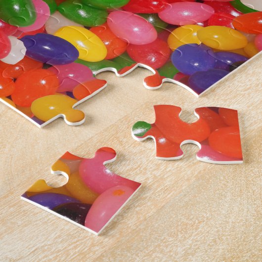 Bonen vol legpuzzel (Zijkant)