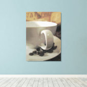 Bonen voor de beker canvas afdruk (Insitu (Houten vloer))