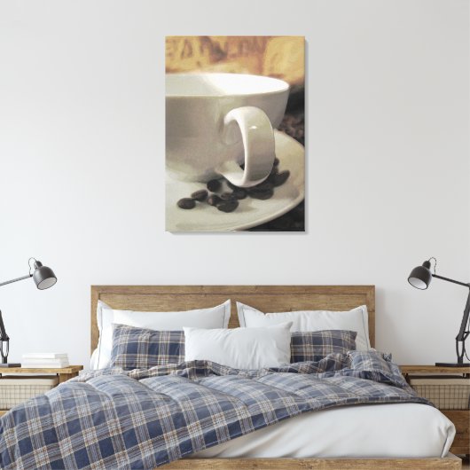 Bonen voor de beker canvas afdruk (Insitu (Slaapkamer))
