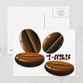 bonenkop briefkaart (Voorkant / Achterkant)