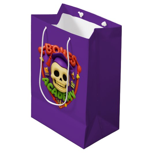 Bones Academy™ en The Boneheads™ cadeautas (Voorkant Gekanteld)