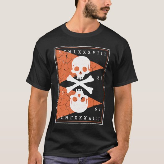 Bones and Skulls Pirate  2 T-shirt (Voorkant)