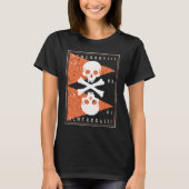 Bones and Skulls Pirate  2 T-shirt (Voorkant)
