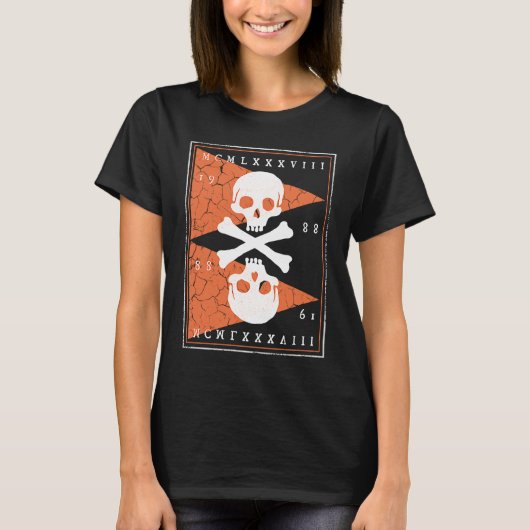Bones and Skulls Pirate  2 T-shirt (Voorkant)