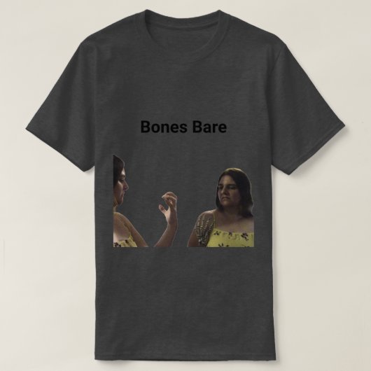 Bones Bare album T-shirt (Design voorkant)