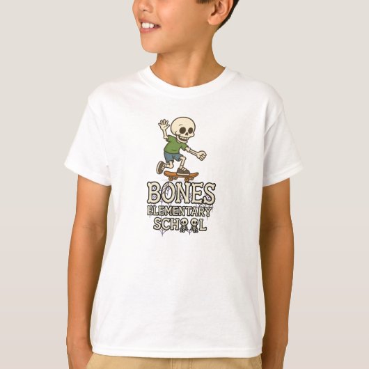 Bone's basisschool skateboarder t-shirt (Voorkant)