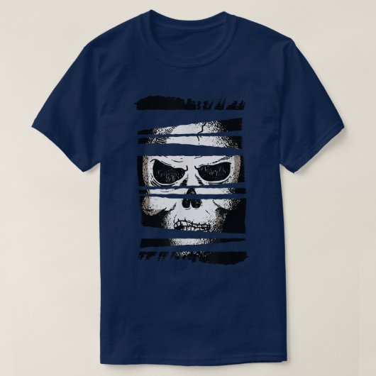 Bones Halloween Scare Skeleton Horror 669 T-shirt (Design voorkant)