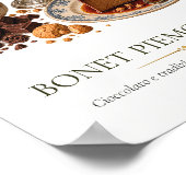 Bonet Piemontese – Italiaans dessert uit grootmoed Poster (Hoek)
