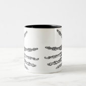 Boney Hands Tweekleurige Koffiemok (Center)