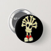 Boney-knop. Ronde Button 5,7 Cm (Voorkant /achterkant)