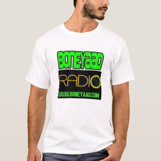 Boneyaad radio witte t-shirt