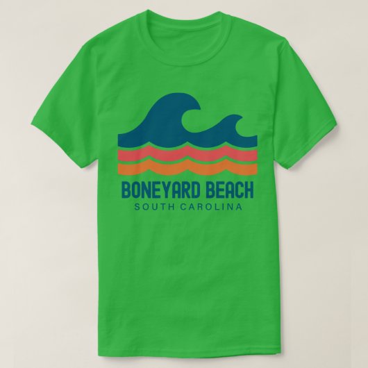 Boneyard Beach South Olina  Wave T-shirt (Design voorkant)